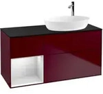 V&B Waschtischunterschrank Finion 120cm, Pl bla m, Reg wh. m Lac, Peo m
