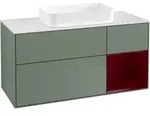 V&B Waschtischunterschrank Finion 120x60 cm, Reg re Peo, Oli. Matt Lacquer
