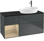 V&B Waschtischunterschrank Finion 120cm, Pl b m, Reg Oa ven, md bl. m Lac