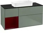 V&B Waschtischunterschrank Finion 120x60 cm, Reg li Peo, Oli. Matt Lacquer