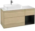 V&B Waschtischunterschrank Finion 120cm, Pl w m, Reg re bla m Lac, Oa ven