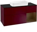 V&B Waschtischunterschrank Finion 120cm, Pl bla m, Reg re wal ven, Peo m