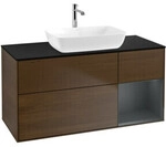 V&B Waschtischunterschrank Finion 120cm, Pl bla m, Reg md m Lac, wal ven