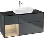V&B Waschtischunterschrank Finion 120cm, Pl b m, Reg Oa ven, md bl. m Lac