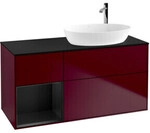 V&B Waschtischunterschrank Finion 120cm, Pl bla m, Reg bla m Lac, Peo m
