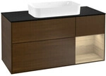 V&B Waschtischunterschrank Finion 120cm, Pl bla m, Reg re Oa ven, wal ven