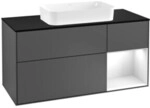 V&B Waschtischunterschrank Finion 120cm, Pl b m, Rg r g w Lac, Anthrac. m