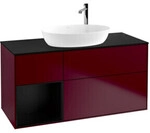 V&B Waschtischunterschrank Finion 120cm, Pl bla m, Reg bla m Lac, Peo m