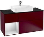 V&B Waschtischunterschrank Finion 120cm, Pl bla m, Reg li wh. m Lac, Peo m