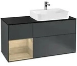 V&B Waschtischunterschrank Finion 120cm, Pl b m, Rg l Oa ven, md bl. m Lac