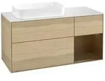V&B Waschtischunterschrank Finion 120x60 cm, Reg re wal veneer, Oak Veneer