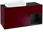 V&B Waschtischunterschrank Finion 120cm, Pl bla m, Reg re bla m Lac, Peo m