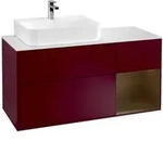 V&B Waschtischunterschrank Finion 120cm, Pl wh. m, Reg re wal ven, Peo m