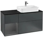 V&B Waschtischunterschrank Finion 120cm, Pl b m, Rg l A m, md bl. m Lac