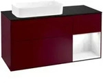 V&B Waschtischunterschrank Finion 120cm, Pl b m, Reg re glo wh. Lac, Peo m