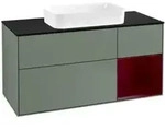 V&B Waschtischunterschrank Finion 120x60 cm, Reg re Peo, Oli. Matt Lacquer