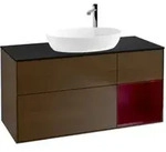 V&B Waschtischunterschrank Finion 120cm, Pl bla m, Reg Peo m Lac, wal ven