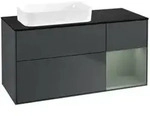V&B Waschtischunterschrank Finion 120x60 cm, Rg r Oli. m Lac, md bl. m Lac