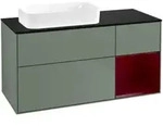 V&B Waschtischunterschrank Finion 120x60 cm, Reg re Peo, Oli. Matt Lacquer