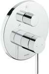 Duravit Fertigmontageset Circle UP-Wannen-Einhebelmischer, Sich.Kombi, chrom
