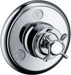 hansgrohe Fertigmontageset Axor Montreux UP-Ab- + Um-V, m Kreuz, brush. bla vc