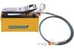 Gedore Hydr. Pumpe luftbetrieben mit Manometer