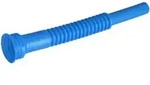 H&uuml;nersdorff Auslaufrohr f&uuml;r Wasserkanister ECO flexibel, blau, HDPE, mit...
