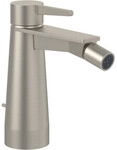 V&B Einhebel-Bidetarmatur Conum m Zugst.Abl.Gar., brushed nickel black