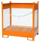 Bauer S&uuml;dlohn Fass-Stapelpalette FSP-2 D, lackiert, Gelborange