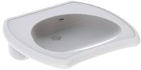 Geberit Waschtisch Vitalis 65x60cm, w, o. Hahnl., m &Uuml;L, barrieref. (121765000)