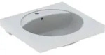 Geberit Waschtisch Preciosa 60x55cm, w, m Hahnl., m &Uuml;L, m Ablagefl.