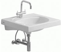 Geberit Waschtisch Preciosa 60x55cm, w, m Hahnl., o. &Uuml;L, m Ablagefl. (253230000)