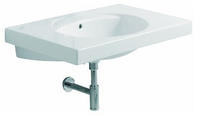 Geberit Waschtisch Preciosa 80x55cm, w K-T., o HL, m &Uuml;L, m Ablagefl. (124282600)