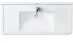 Duravit M&ouml;belwaschtisch Starck 3 105x48,5cm, we, m HL, &Uuml;L, Hahnlochbank