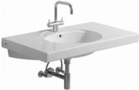 Geberit Waschtisch Preciosa 100x55cm, w, m Hahnl., m &Uuml;L, m Ablagefl. (124200000)