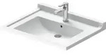Duravit Waschtisch Starck 3 Vital 70x54,5cm, we, m HL, &Uuml;L, HLB, barrieref.