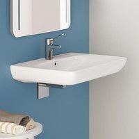 Geberit Waschtisch Renova Comfort 55x55cm, barrieref., m HL/&Uuml;L, we. K-Tect