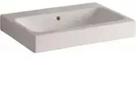 Geberit Waschtisch iCon 60x48,5cm, we., o. Hahnl., mit &Uuml;berlauf