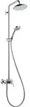 hansgrohe Showerpipe Croma 220 mit Einhebelmischer, 1jet, chrom