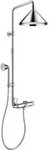 hansgrohe Showerpipe Axor m Thermostat, Kopfbrause, 240mm, 2jet, chrom