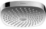 hansgrohe Kopfbrause Croma Select E 187x187mm, 2jet, wei&szlig;/chrom
