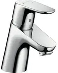 hansgrohe Waschtisch-Einhebelmischer Focus 70 mit Zugstangen-Ablaufgarnitur, chrom