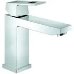 Grohe Waschtisch-Einhebelmischer Eurocube M-Size, glatter K&ouml;rper, chrom