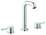 Grohe 3-Loch-Waschtischarmatur Essence chrom, mit Ablaufgarnitur (20296001)