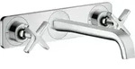 hansgrohe Fertigset Axor Citterio E UP-3-L-Waschtischarmatur, Ausl. 220mm, Pl., chr