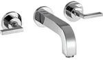 hansgrohe Fertigmontageset Axor Citterio UP-3-L-Waschtischarmatur, m Hebelgriffen,