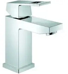 Grohe Waschtisch-Einhebelmischer Eurocube 1/2", S-Size, glatter K&ouml;rper, chrom