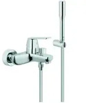 Grohe Wannen-Einhebelmischer Eurosmart Cosmopolitan chrom, Wandmontage