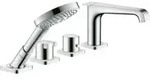 hansgrohe Fertigset Axor Citterio E 4-L-Fliesenrd.-Arm., m Thermostat, chrom