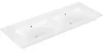 V&B M&ouml;bel-Doppelwaschtisch VENTICELLO 130x50cm, o. HL, m &Uuml;berlauf, wei&szlig; C-plus